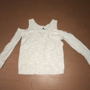 Express Cold Shoulder Sweater